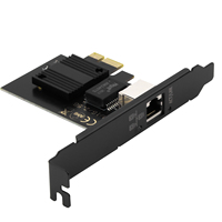 Kartu Jaringan PCIe 2.5G 2500Mbps RJ45 Gigabit LAN Adapter Intel I226 Chip Ethernet Server Kabel