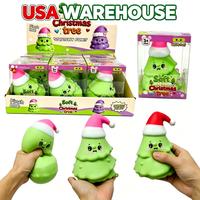 Grand jouet anti-stress Kawaii de Noël, 16 cm, géant, sans BPA, en forme de sapin de Noël