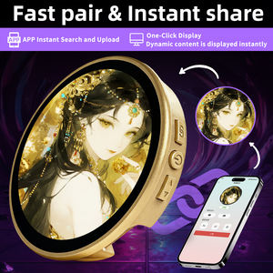 Insignia Electrónica con Imagen Personalizada, Pantalla Táctil, Visualización Dinámica, Batería de 500 mAh, Puerto Tipo-<span class=keywords><strong>C</strong></span>, para Conciertos, Regalos, <span class=keywords><strong>C</strong></span>ómics - Product Image 2