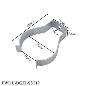 Clip <span class=keywords><strong>de</strong></span> <span class=keywords><strong>fixation</strong></span> en <span class=keywords><strong>U</strong></span> en acier inoxydable T5/T6/T8/T10/T12 pour tube lumineux, support <span class=keywords><strong>de</strong></span> montage <span class=keywords><strong>de</strong></span> tuyau - Product Image 5
