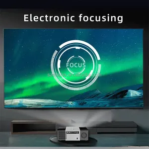 Siêu T9 thông minh mini máy chiếu cho IOS Android hệ thống 4K video hình ảnh 2t đĩa cứng LCD hiển thị 1080P kính ống kính di động rạp chiếu phim - Product Image 6