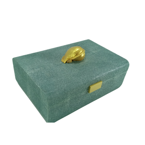 Rattan / Wicker/ Faux Shagreen Jewelry Packaging <b>Box</b> Necklace Jewelry Boxes from Viet Nam - Product Image 6