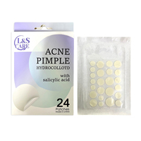 Patch anti-acné hydrocolloïde imperméable personnalisé OEM en gros, à l'aloe vera et au collagène