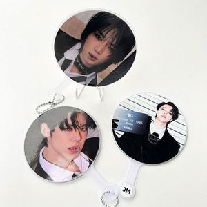 Mini Hand Fan Portable Handheld and Desktop <b>Plastic</b> Crafts <b>Pocket</b>-Sized for Convenience - Product Image 2