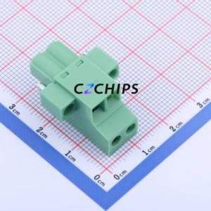 KF2EDGKCM-5.0-2P Plug-in Terminal Block P=5mm Connector Plug Screw Fixing 1x2P 5mm - Product Image 1