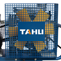 Compresseur d'air respiratoire portable à piston TAHU NRX-100IS avec arrêt automatique, moteur, débit de 100 L/min, pression de 225/330 BAR