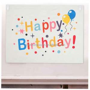 Banderoles promotionnelles en tissu polyester pour événements, usage extérieur et intérieur, vente en gros, drapeaux personnalisés double face ou simple face, 3x5 polyester - Product Image 4