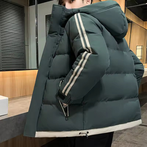 Veste d'hiver confortable coupe-vent en duvet, vente directe d'usine, taille plus, veste décontractée pour tous les jours, veste en duvet pour homme - Product Image 2