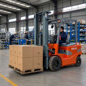 Chariot élévateur contrepoids de 2,5 tonnes, certifié CE ISO, alimenté par batterie, pour entrepôt, directement de l'usine - Product Image 1