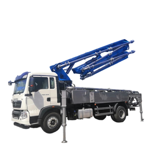 Pompe à béton JIUHE à haut débit pour projets à grande échelle, pompe à béton 20m 25m, petit camion pompe à béton - Product Image 1