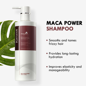 Champú de Marca Privada Karseell con Maca, Colágeno y Aceite de Argán, Reparador y Suavizante para Cabello Dañado, Profesional de Salón, OEM, Venta al Por Mayor - Product Image 2