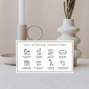Listino prezzi facciale personalizzato rosa gioielli per la cura delle sopracciglia biglietto <span class=keywords><strong>di</strong></span> ringraziamento per le piccole imprese - Product Image 2
