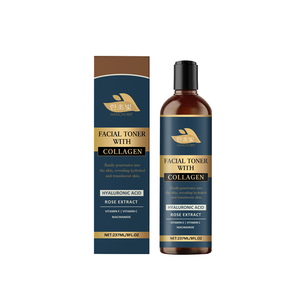 Tonique réparateur hydratant au collagène personnalisé 237 ml, adapté aux peaux sèches et sensibles, utilisation quotidienne matin et soir - Product Image 1