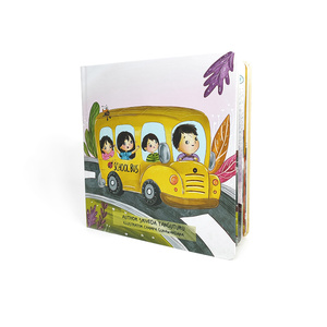 Tùy chỉnh 3D trẻ em của cuốn sách đẩy lên Slide sách với Slide-in chèn nâng nắp bìa cứng Hội Đồng Quản Trị in ấn cuốn sách - Product Image 4