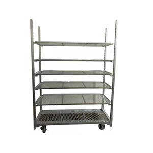 Chariot de transport extérieur <span class=keywords><strong>Zenda</strong></span> en acier inoxydable danois à quatre roues, personnalisable OEM, pour outils et fleurs - Product Image 1