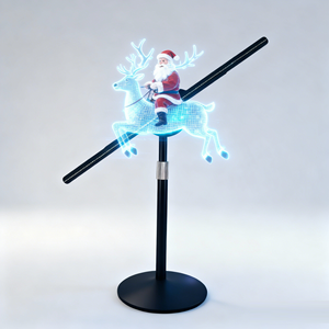 Soporte de Escritorio Missyouhologramfan para Ventilador Holográfico LED de 3.9-19.7 Pulgadas, Altura Ajustable, Base de Metal, Exhibición Publicitaria para Ferias Comerciales - Product Image 2