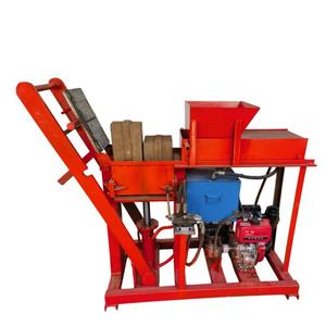 Machine de fabrication de briques en argile hydraulique à moteur diesel, haute pression, pour blocs emboîtables, garantie 1 an, 8,82 kW, en promotion - Product Image 2