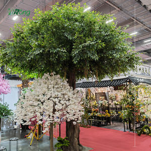 Árbol artificial de diseño hecho a mano personalizado para hotel, <span class=keywords><strong>restaurante</strong></span>, cafetería, centro comercial, decoración interior del hogar - Product Image 5