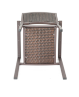 Chaises de jardin empilables modernes pour l'extérieur, résistantes à l'eau, en rotin PE, fauteuils pour villa et jardin