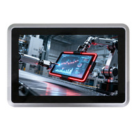 Panneau PC intégré industriel de 10.1 pouces J1900 I5 4200U 7200U 5200U 8250U I3 5005U Lvds Mini ordinateur à écran tactile sans ventilateur