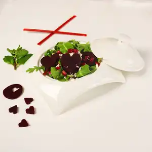 Vajilla de lujo formas irregulares plato de cena de cerámica cuadrado platos de porcelana blanca para restaurante platos juego de platos