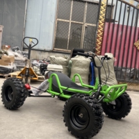 Go-Karts Todoterreno a Gasolina de 212cc con Llantas Antideslizantes de 8 Pulgadas para Exteriores, Go-Kart de Alto Rendimiento para Adultos de 60km/h, ¡Oferta!