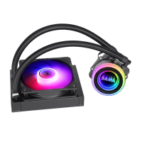 Refroidisseur liquide pour processeur SAMA, nouveau, 120 mm, ventilateur ARGB, refroidissement par eau coloré