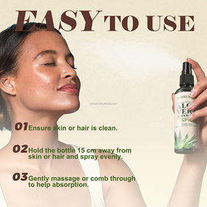 Bruma Facial Refrescante de Aloe Vera para Después del Sol, Absorción Rápida, Alivio de Quemaduras Solares, Vitamina C para la Piel, <span class=keywords><strong>Spray</strong></span> de Aloe Vera para Después del Sol - Product Image 3