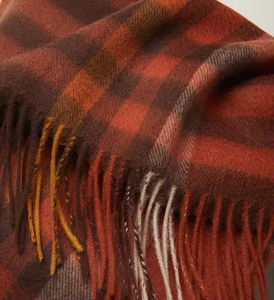 Bufanda Larga de Lana Personalizada con Diseño Geométrico Clásico de Lujo para Mujer, Temporada de Otoño, Transpirable, Antibacteriana, Duradera, Marca OEM Neutral - Product Image 4