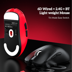 Mouse da <span class=keywords><strong>Gaming</strong></span> Personalizzato Superleggero 6D Cablato/Wireless, 26000DPI Regolabili, Frequenza di Aggiornamento 8000Hz, Mouse da <span class=keywords><strong>Gaming</strong></span> Avanzato Programmabile - Product Image 2