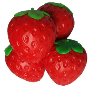 Hot Selling Strawberry <b>Squishy</b> Toy TPR Soft Sticky Fruit Stress Relief Gift Ice Cube Drop Shape 5 to 7 Years Adults - Product Image 5