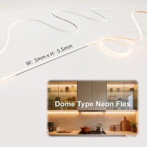 Custom 5*5.5mm Cabinet Lighting DC24V Slim Neon <strong>Strip</strong> Dome Silicone <strong>LED</strong> <strong>Diffuser</strong> IP65 Rope <strong>Light</strong> Chinese Online Sales Site - Product Image 1