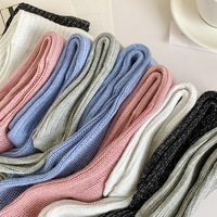 Vente en gros OEM personnalisée de chaussettes fantaisie pour femmes de haute qualité, chaussettes brillantes métalliques décontractées pour femmes, chaussettes rétro brillantes