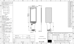 Polcd 3,<span class=keywords><strong>2</strong></span> Zoll 30 Pin ST7701S SPI 16 BIT RGB 320x820 LCD-Panel - Product Image 6