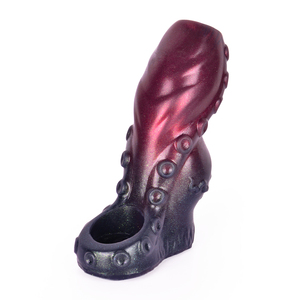 NNSX kırmızı göz rengi özel şekilli hollow <span class=keywords><strong>penis</strong></span> prezervatif serisi erkek giyilebilir hollow <span class=keywords><strong>penis</strong></span> yüzük genişletilmiş meni kilitleme prezervatif - Product Image 4