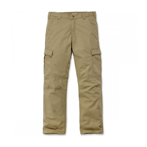 Pantalones Cargo para Hombre, Corte Recto y Ajustado, Diseño Minimalista con Bolsillos, Tela Rica en Algodón, Silueta Contemporánea, Estilo Casual Elegante - Product Image 1