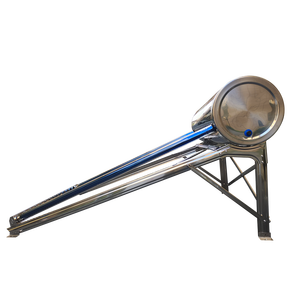Chauffe-eau <span class=keywords><strong>solaire</strong></span> non pressurisé en acier inoxydable 150L, collecteur à tubes sous vide de 7 cm de largeur, type cadre arqué, pour usage domestique extérieur - Product Image 3