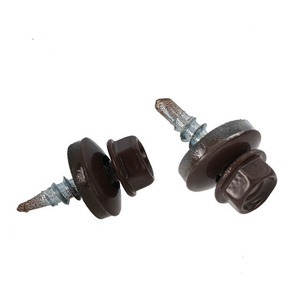 <span class=keywords><strong>Tornillos</strong></span> de autoperforación galvanizados coloridos, tornillo de perforación pintado para techo, hexagonal, chapado en ZINC, todos los tamaños empaquetados a granel (15-25kg)/caja pequeña - Product Image 5