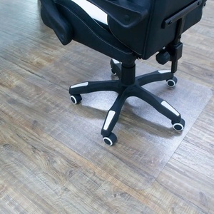Tappetino per Sedia con Bordi Lucidi in <span class=keywords><strong>Vetro</strong></span> Temperato Trasparente, con Cuscinetti Antiscivolo e Angoli Arrotondati per Tappeti da Ufficio e Pavimenti in Legno - Product Image 5