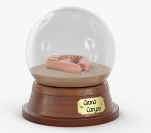 Pyramide personnalisée de Cheops Souvenir Snow Globe City Water Globe - Product Image 2