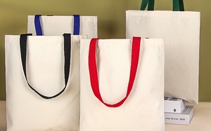 Bolsas de Tela de Algodón Plegables Reutilizables Ecológicas con Logotipo Personalizable al por Mayor, con Impresión Personalizada para Regalos - Product Image 2