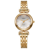Montre Tendance Femme 2026, Cadran Doré 28mm, Mouvement Quartz, Alliage Cuivre, Idéale Bureau, Quotidien, Soirée, Cadeau