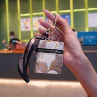 Casing Earphone Bordir Mini untuk 4 3 2 Pro 2 Dompet Koin, Gantungan Kunci, Tas Penyimpanan Portabel Casing Pelindung Earphone