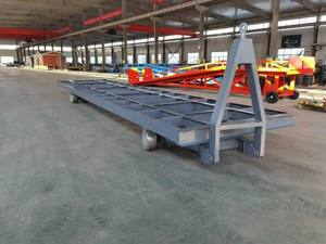 工厂仓库物料运输用重型工业平板拖车 - Product Image 5