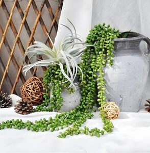 Fougères de Boston artificielles suspendues et fausses lierre, écologiques, pour <span class=keywords><strong>d</strong></span>écoration de mariage et de Noël, plantes vertes durables pour l'extérieur - Product Image 5