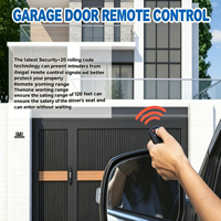 Télécommande sans fil 300 MHz à bouton unique pour ouvre-porte de garage, émetteur RF avec 10 commutateurs DIP, remplacement pour 3089 Multicode