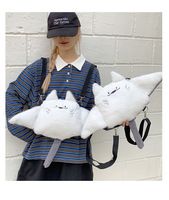 Nouveau sac à dos à bandoulière incurvée en forme de raie Manta, jouet en peluche tendance et créatif, collection Printemps 2025