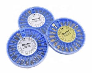 Tandheelkundige <span class=keywords><strong>Endo</strong></span>-Schroefpalen Wortelkanaalpennen Goud Roestvrijstalen Geplateerde Tandstaafschroef - Product Image 3