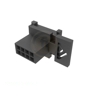 Distributor Resmi Panel Mount Glow Wire Sesuai Standar MINITEK PWR 3.0 DUAL ROW BMI <span class=keywords><strong>PL</strong></span> 10160855-08GLF Konektor Persegi Panjang - Product Image 1