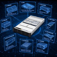 Serveur en rack SR660 V2 2U, double processeur Xeon 3e génération, DDR4-3200, PCIe 4.0, virtualisation d'entreprise testée